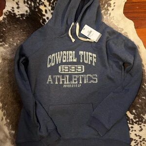 New Cowgirl Tuff Navy Athletics Hoodie